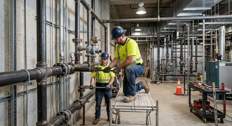 Commercial Gas Piping in Sacramento, CA