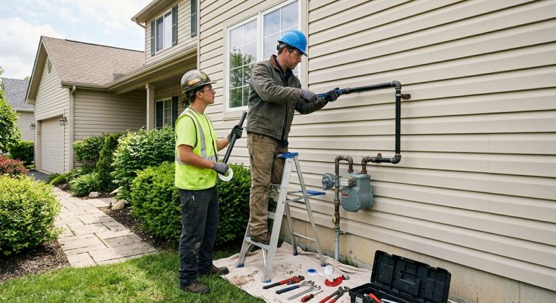 Gas Line Plumbing in Fredericksburg, VA