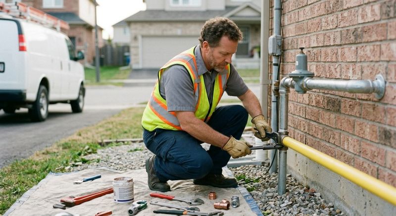 Gas Line Rerouting in Fredericksburg, VA