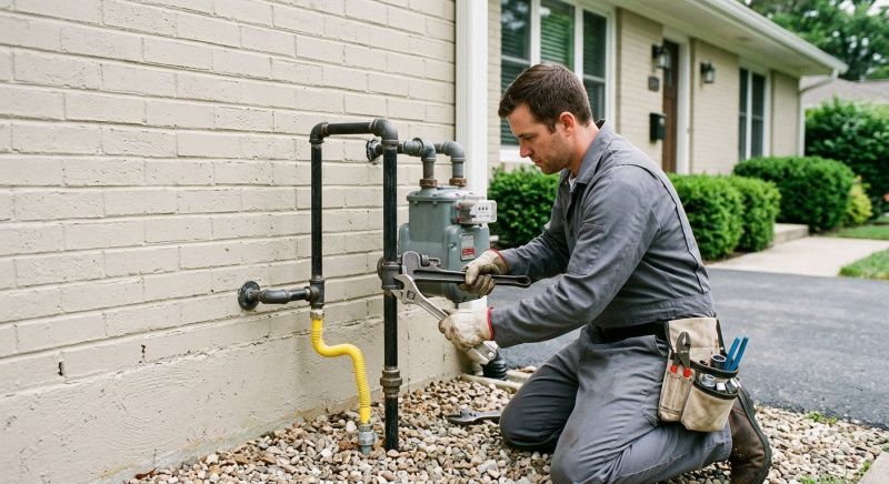 Gas Pipe Installation in Fredericksburg, VA