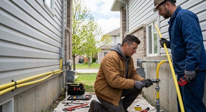 Natural Gas Line Installation in Fredericksburg, VA