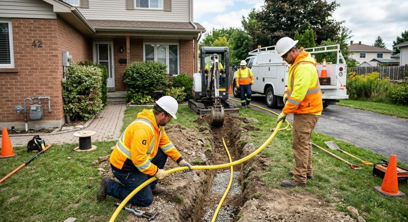Underground Gas Line Service in Fredericksburg, VA